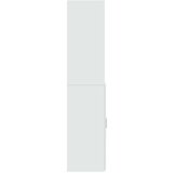 vidaXL Visoka omara bela 80x42,5x185 cm inženirski les | Shoptok.si