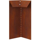  Ograda protiv puževa 4 pcs Rđa 10 x 10 x 25 cm | shoptok.hr