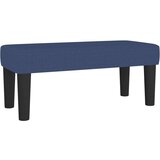 vidaXL Box spring postelja z vzmetnico moder 90x200 cm blago | Shoptok.si