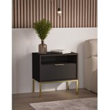  Noćni ormarić AUSTIN - crna - zlatna | shoptok.hr