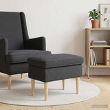  Stolica za noge Tamnosiva 55 x 35 x 41 cm Bouclé - Tamnosiva Cijene