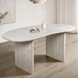 MID.YOU Jedilna Miza Mango, Bela, 180x90cm | Shoptok.si