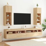 TV ormarić s LED svjetlima boja hrasta sonome 30,5x30x90 cm | shoptok.hr