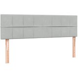 Krevet s oprugama i madracem svjetlosivi 160x220 cm baršunasti | shoptok.hr