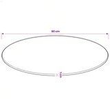  Ploča za stol Kaljeno staklo Okrugla 80 cm | shoptok.hr