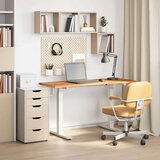  Stol Bjela i svjetlosmeđa 140 x 60 cm Čvrsto Hrastovo Drvo | shoptok.hr