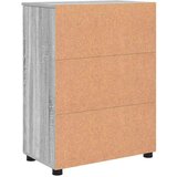 vidaXL Kopalniška omarica Siva sonoma 60 x 35 x 80 cm Konstruiran les | Shoptok.si