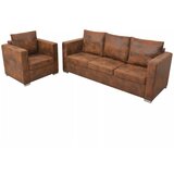 vidaXL 2-dijelni set sofa od umjetne brušene kože Cijene