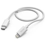 Hama USB polnilni kabel USB 2.0 Apple Lightning vtič \, USB-A vtič 1.00 m bela 00201579, (20614451) Cene
