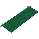  Klupa Batavia sa zelenim jastukom 150 cm od masivne tikovine | shoptok.hr