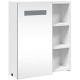  Kupaonski ormarić s ogledalom i LED svjetlom bijeli 45x13x52 cm | shoptok.hr