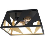 Eglo Plafonjera TABLONCITO 2xE27 crna/zlatna 39903 | Eponuda.com