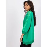 RUE PARIS Blouse-RV-BZ-7557.01-green | Shoptok.si