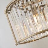 Lesnina XXXL Searchlight 8095-5AB - Luster na lancu VICTORIA 5xE27/60W/230V mesing | Eponuda.com