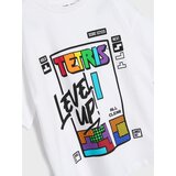 Sinsay Pamučna majica kratkih rukava Tetris | shoptok.hr