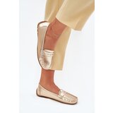 Boto Ladies Eco Leather Moccasins Gold Lenvie | shoptok.hr