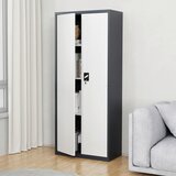 MID.YOU ARHIVSKA OMARA antracit, bela | Shoptok.si