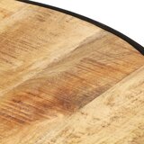  Stolić za kavu crni 68x68x36 cm od grubog masivnog drva manga | Eponuda.com