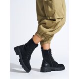 Shelvt Women's black lace-up workers Cijene