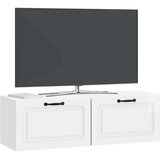 TV Omarica za TV, ki jo lahko montiraš na steno Bela visok sijaj, (5000220399) | Shoptok.si