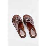 Boto Ladies Slippers On Flat Sole Graphite Nelvira | ePonuda.com