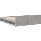 vidaXL Okvir kreveta s ladicama siva boja betona 120x200 cm drveni | shoptok.hr