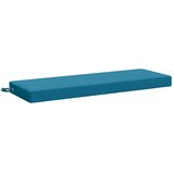  Jastučić za klupu SOEST 100% poliester Svjetloplava - Svjetloplava 120 x 40 x 8 cm Poliester Slike