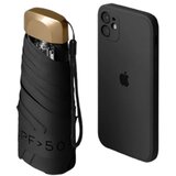 INF Kompakten zložljiv dežnik Black, (21731233) | Shoptok.si