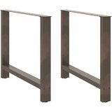  Noge za blagovaonski stol Prirodni čelik 2 kom 90 x (72-73) cm Čelik - Prirodna 90 x (72-73) cm 2 1 | shoptok.hr