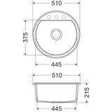 GL sudopera torino 1K crna fi510/215 mm | ePonuda.com