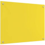  Kuhinjski zid Žuta 80 x 60 cm Staklo otporno na udarce | shoptok.hr