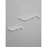 Nova Luce Mat crna LED zidna lampa aluminijska Kima – | shoptok.hr