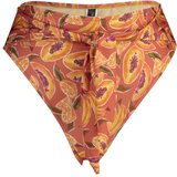 Trendyol Orange-Multicolored Fruit Patterned High Waist Bikini Bottom | shoptok.hr