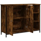  Komoda boja dimljenog hrasta 100 x 33 x 75 cm konstruirano drvo | shoptok.hr