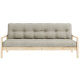 Karup Design Bež lanena sklopiva sofa 205 cm Knob – Cijene