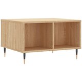 Maison Chic Klubska mizica - kavna mizica - Nizka mizica sonoma hrast 60x50x36,5 cm inženirski les, (21752843) Cene