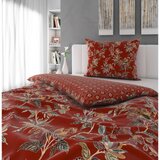 Esposa obojestranska posteljnina 140/200 cm saten opečnato rjava | Shoptok.si