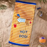 Catherine Lansfield Narančasti pamučan ručnik za plažu 76x160 cm Hot Dog – | shoptok.hr