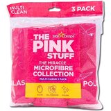 THE PINK STUFF Multi-Clean  Microfibre cloths 3/1 Cene