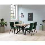 Unique Furniture Zelena baršunasta blagovaonska stolica Granby – | shoptok.hr