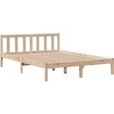  Krevet s regalom za knjige bez madraca 150 x 200 cm od borovine | shoptok.hr