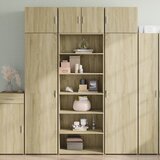  Visoka komoda hrasta sonome 70x41x185 cm od konstruiranog drva | shoptok.hr