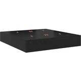  Okvir kreveta za pohranu Crni hrast 200x200 cm | shoptok.hr