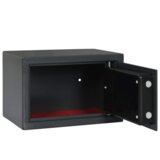 vidaXL elektronska digitalna blagajna s prstnim ključem 20x31x20 cm iz jekla | Shoptok.si