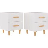  Noćni ormarići 2 kom bijeli 40 x 35 x 47,5 cm | shoptok.hr