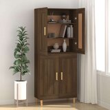  Komoda boja smeđeg hrasta 69 5 x 34 x 90 cm konstruirano drvo | shoptok.hr