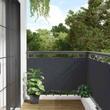Balkonski zaslon za privatnost antracit 400 x 75 cm PVC | shoptok.hr