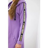 Kesi Sweatshirt with back zip dark purple | shoptok.hr