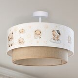  Brilagi-LED Dečiji plafonski luster BOBO 1xE27/10W/230V prečnik 40 cm bela/bež/meda | Eponuda.com