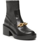 Coach Škornji Kenna Leather Bootie CK031 Black BLK Cene